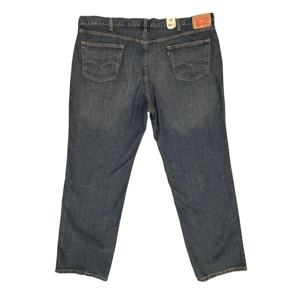 Levi's 559 Relaxed Straight Jeans Mens 50 x 34 Blue Big & Tall Denim **NEW**